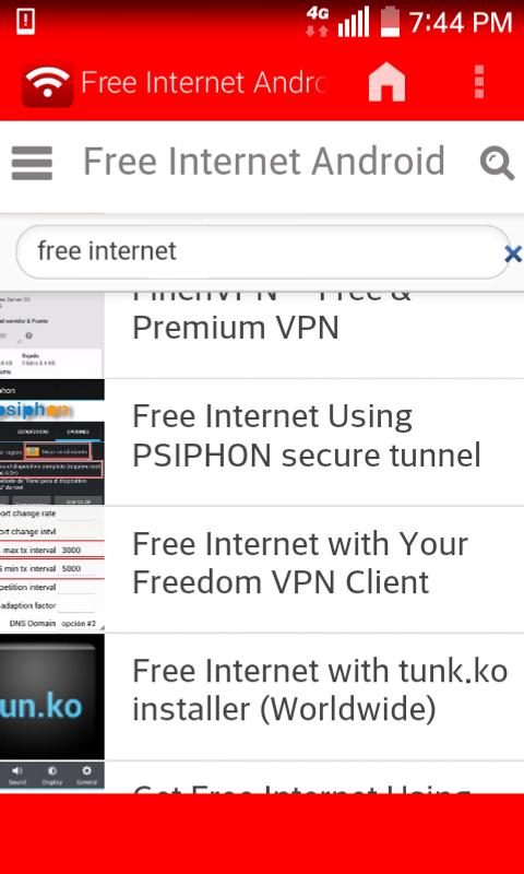 free internet apk